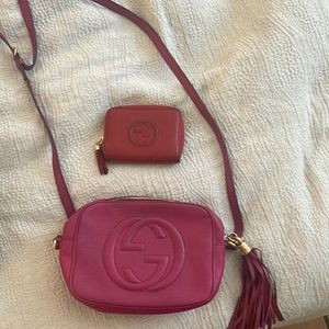 COPY - Authentic Gucci disco  purse and wallet
